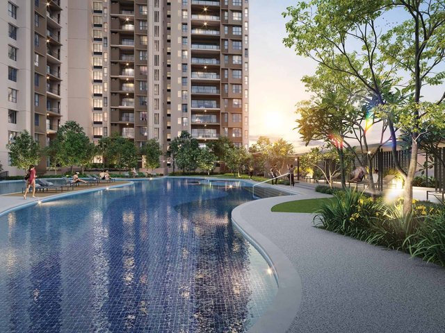 Ayanna Resort Residences pool and towers at Bukit Jalil