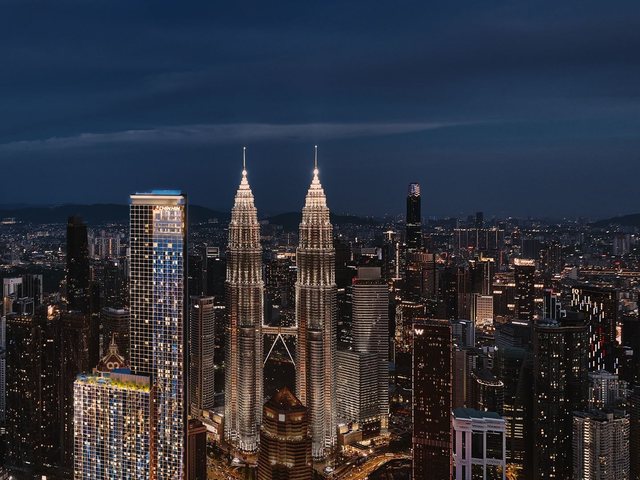 Divine KLCC and the Kuala Lumpur skyline at night