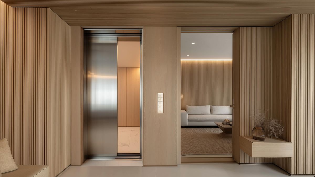 Private lift lobby opening directly into an Accent Petaling Jaya residence