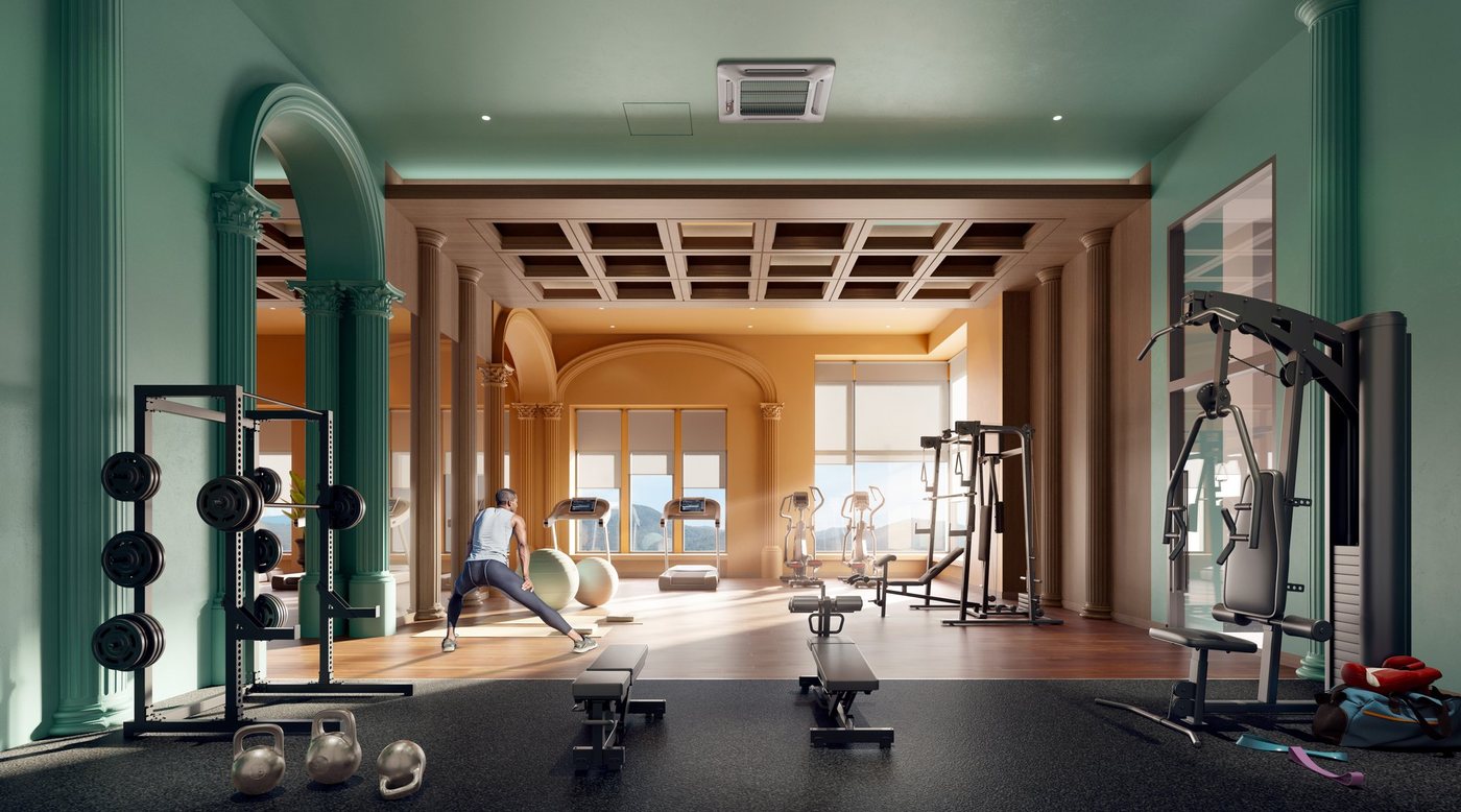 Fitness Loft gymnasium at The Aldenz Damansara Perdana