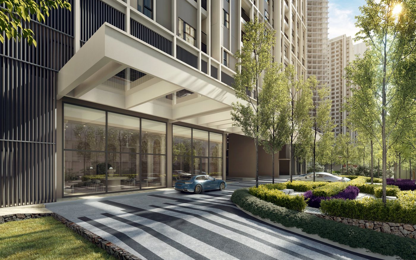 Residents' drop-off at The Aldenz Damansara Perdana