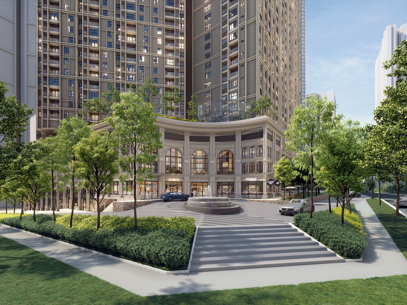 The Fountain Court at The Aldenz Damansara Perdana