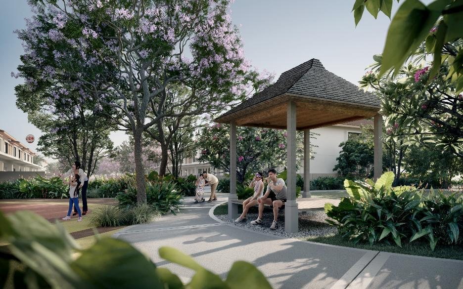 The Balinese pavilion at Avalon Cybersouth