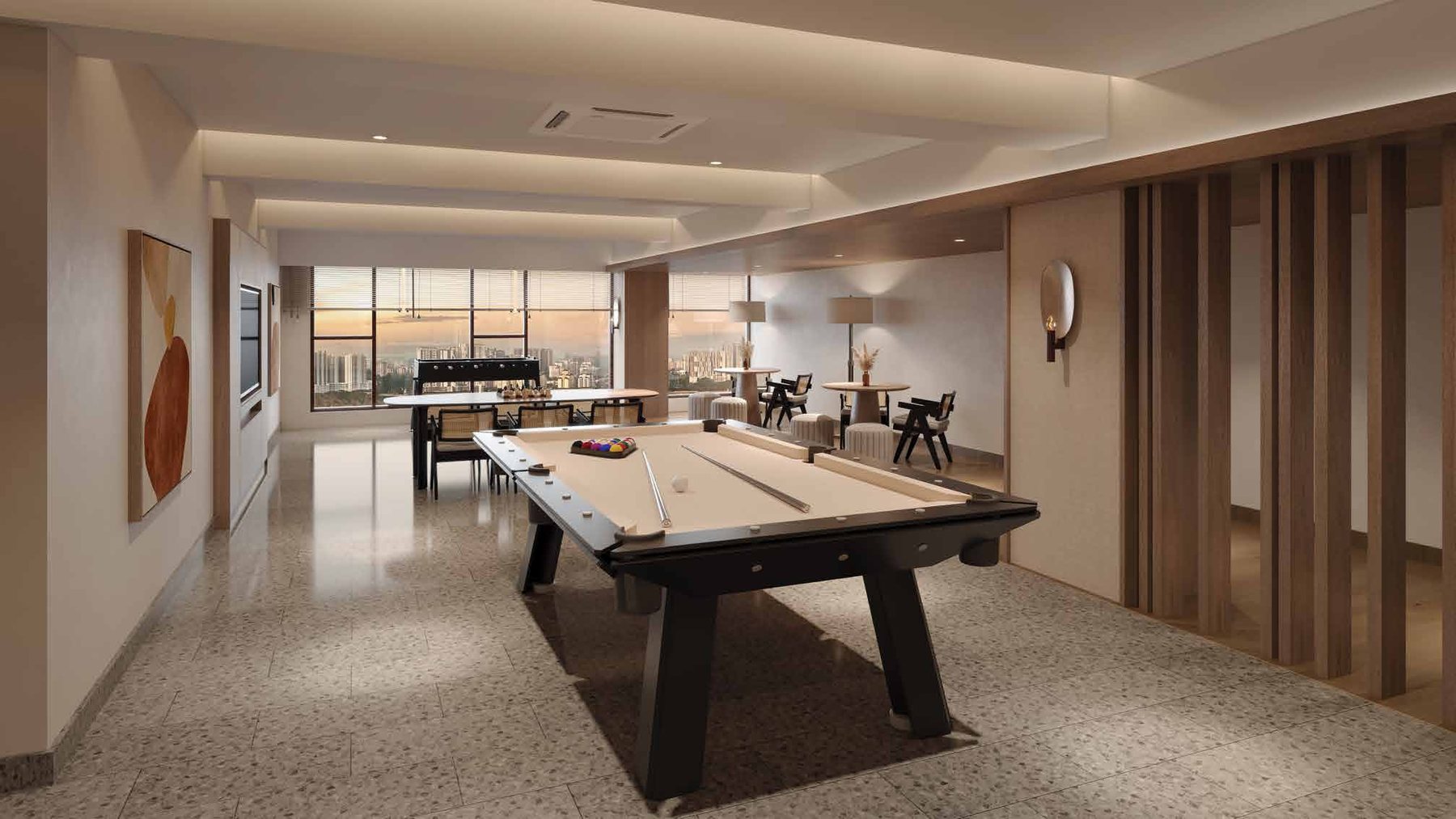 Games room at Ayanna Resort Residences