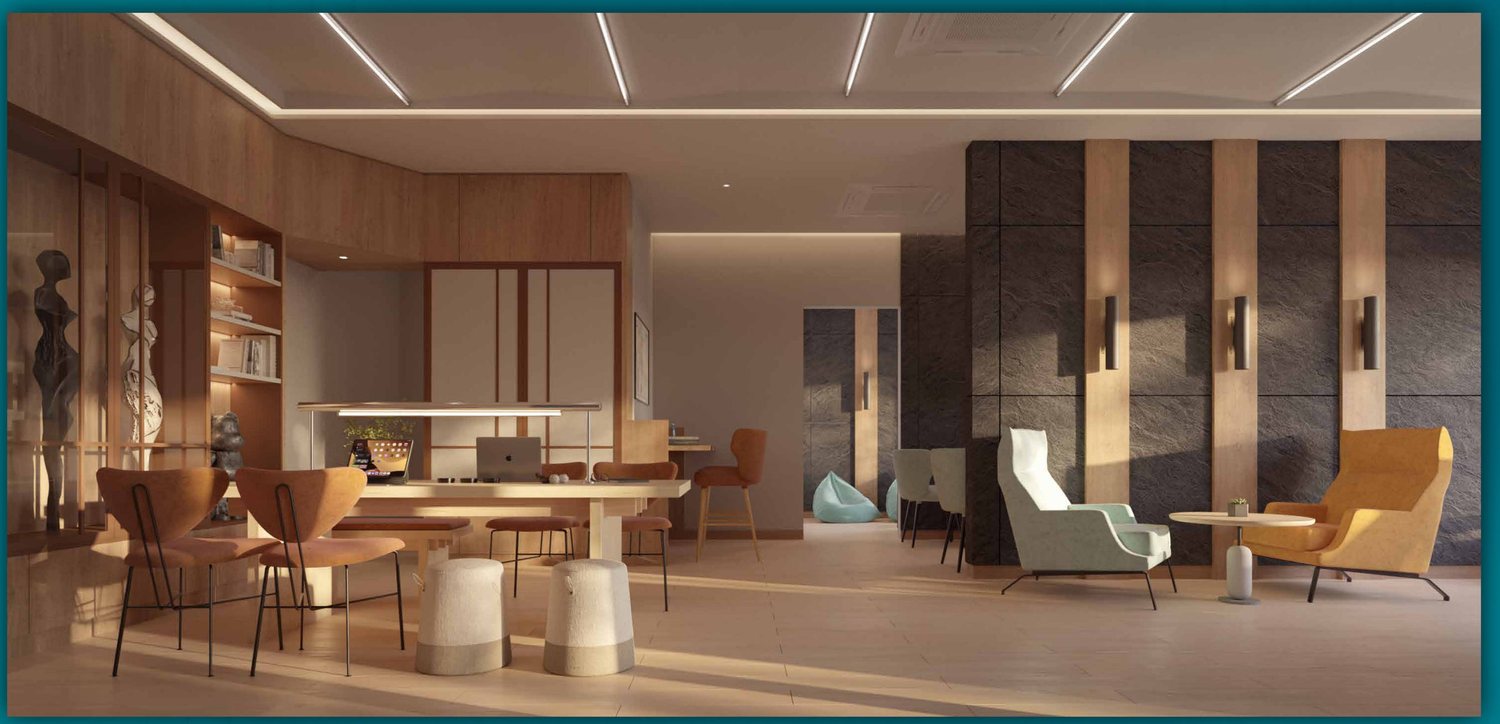 The study lounge on Level 9 at The CapeHauz