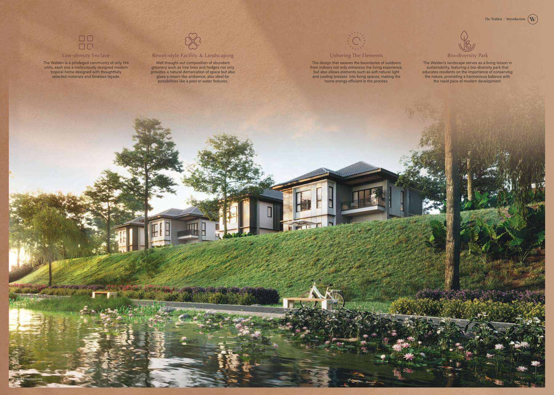 Lakeside homes at Bandar Seri Coalfields