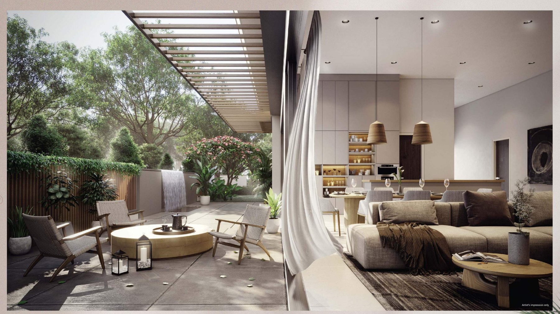 Living area in a North Haven home at Bandar Seri Coalfields