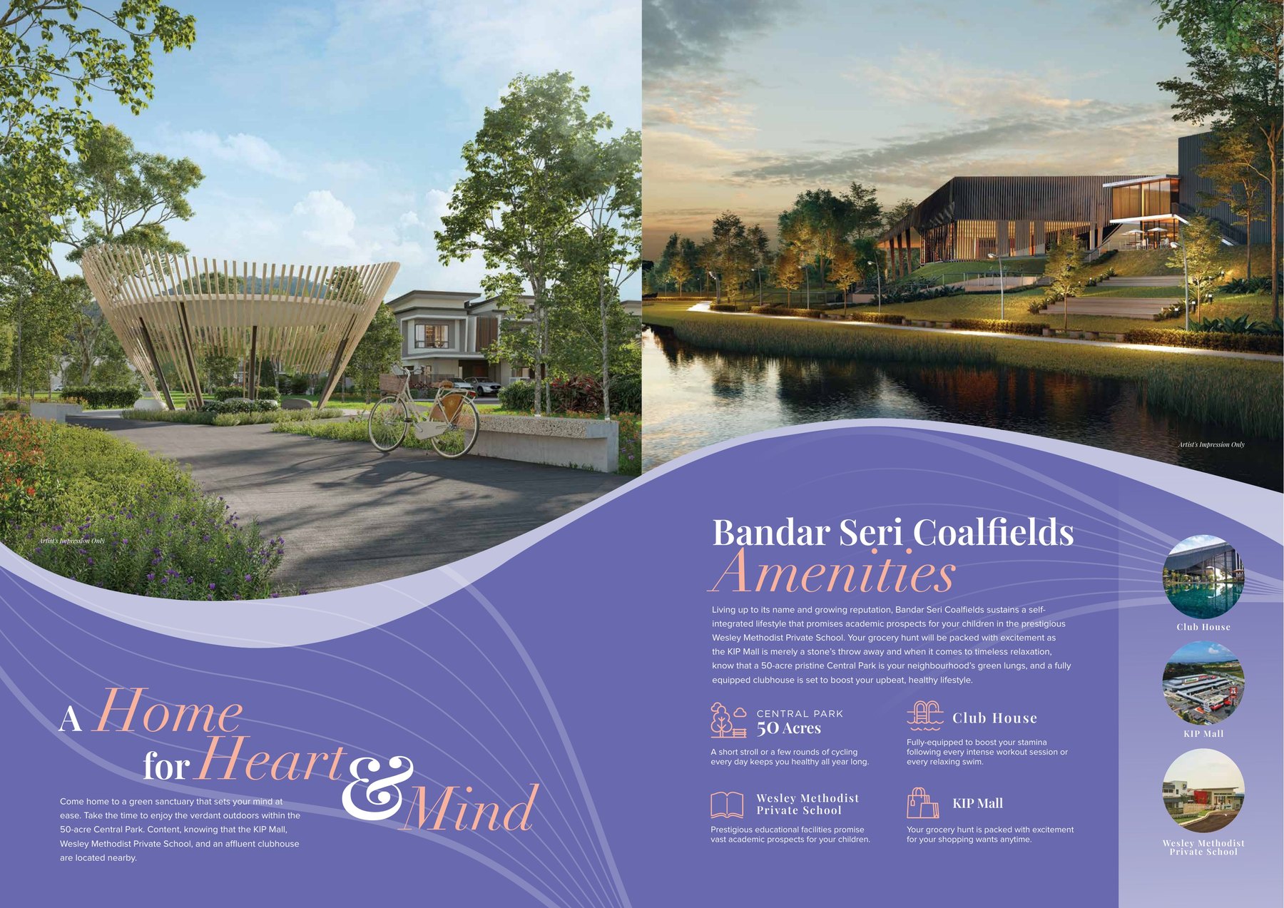 Township amenities at Bandar Seri Coalfields