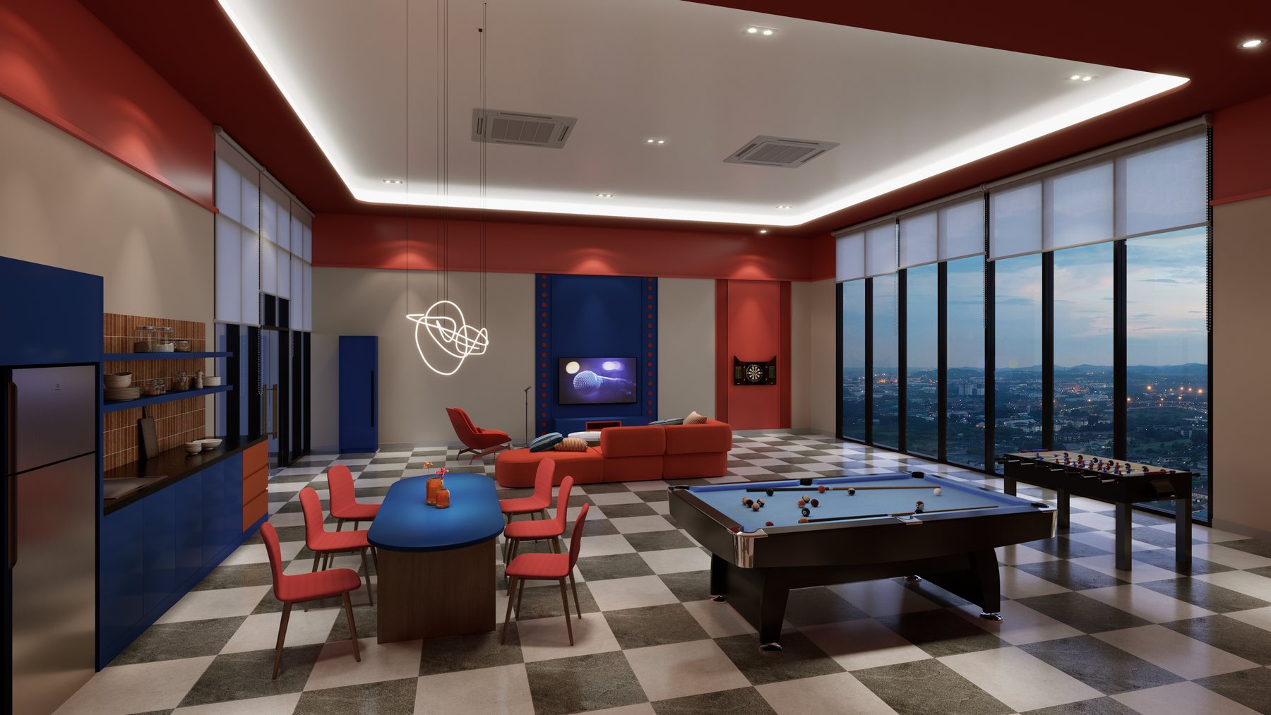 Evia Arcade games room at D'Evia Residences
