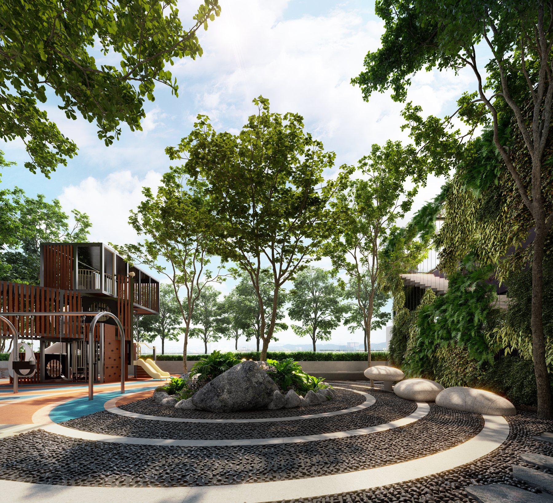 Healing Garden at D'Evia Residences