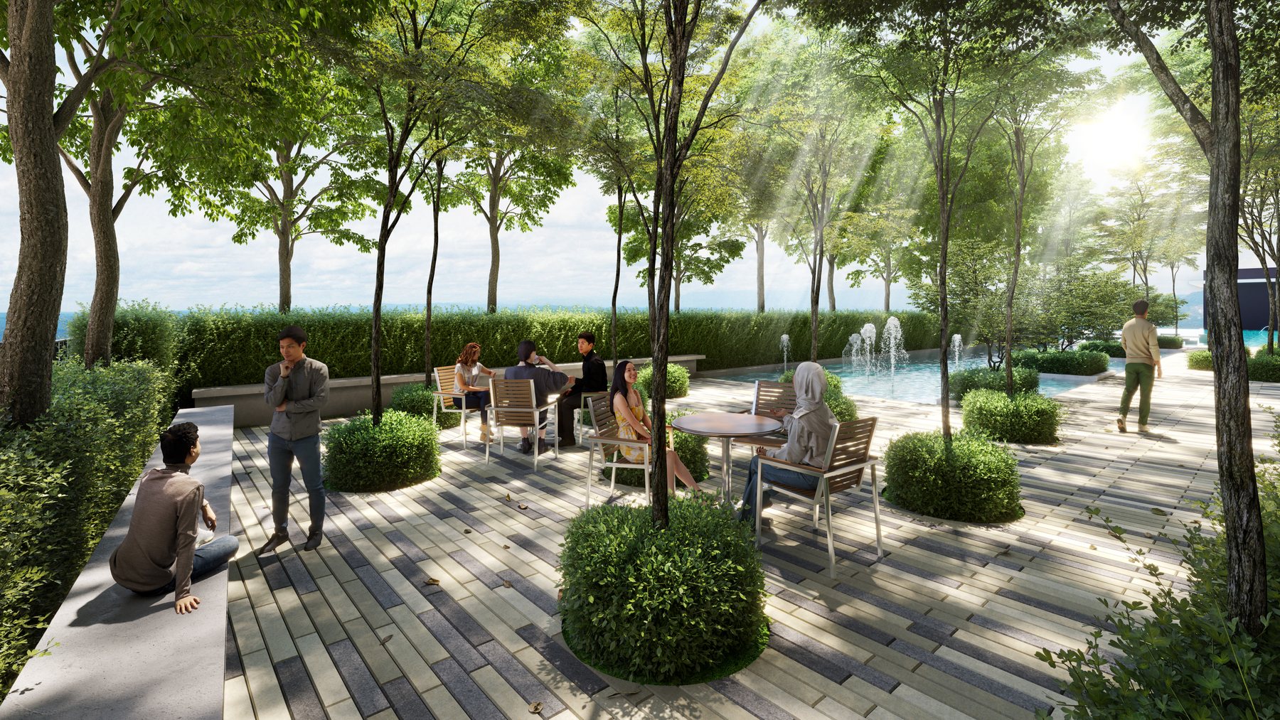 Tree Shade Retreat at D'Evia Residences