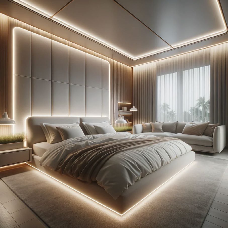 Bedroom interior at Divine KLCC