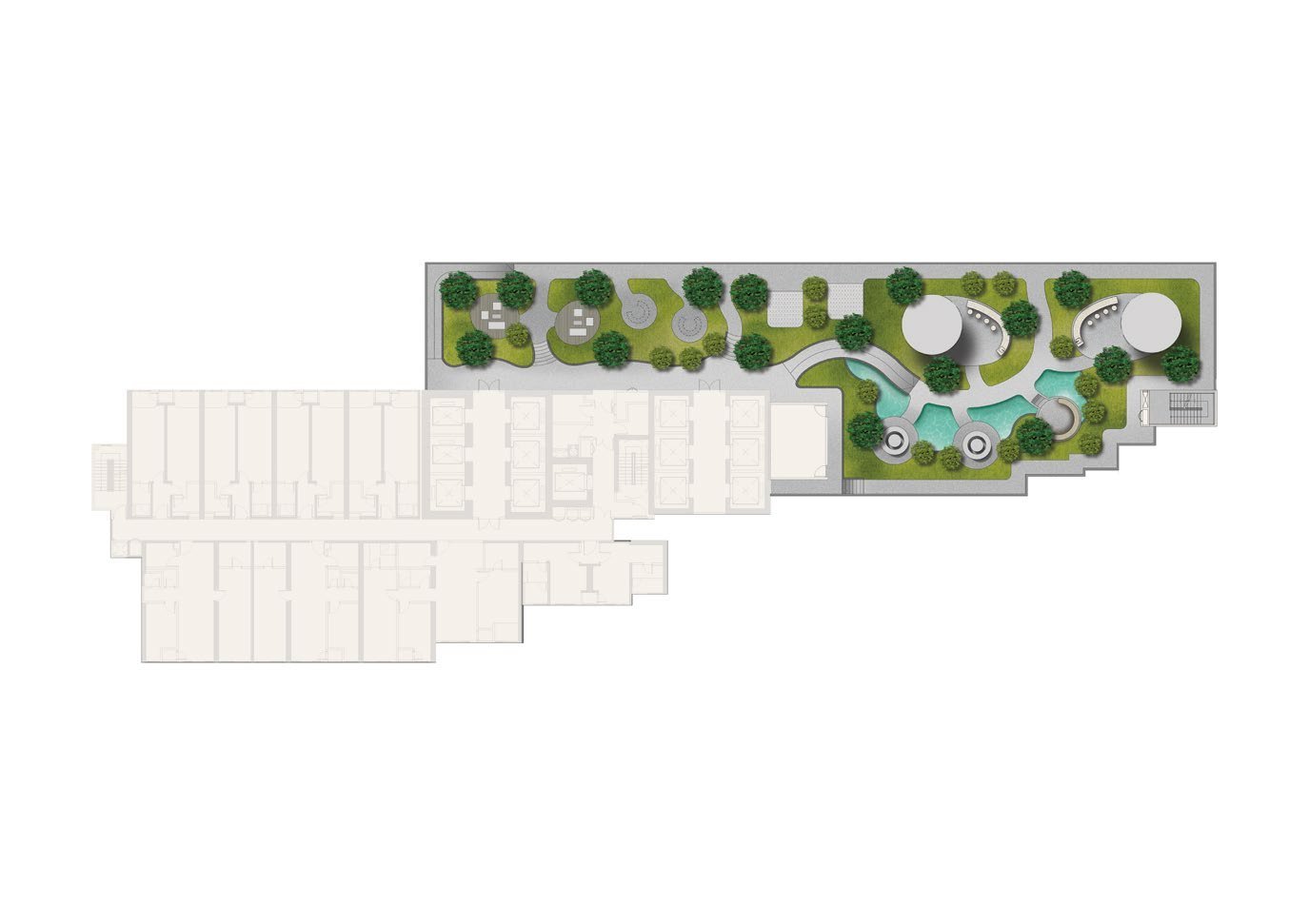 The Sanctuary level plan at Divine KLCC