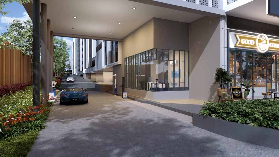 Drop-off and arrival at e.Sentral SmartCity