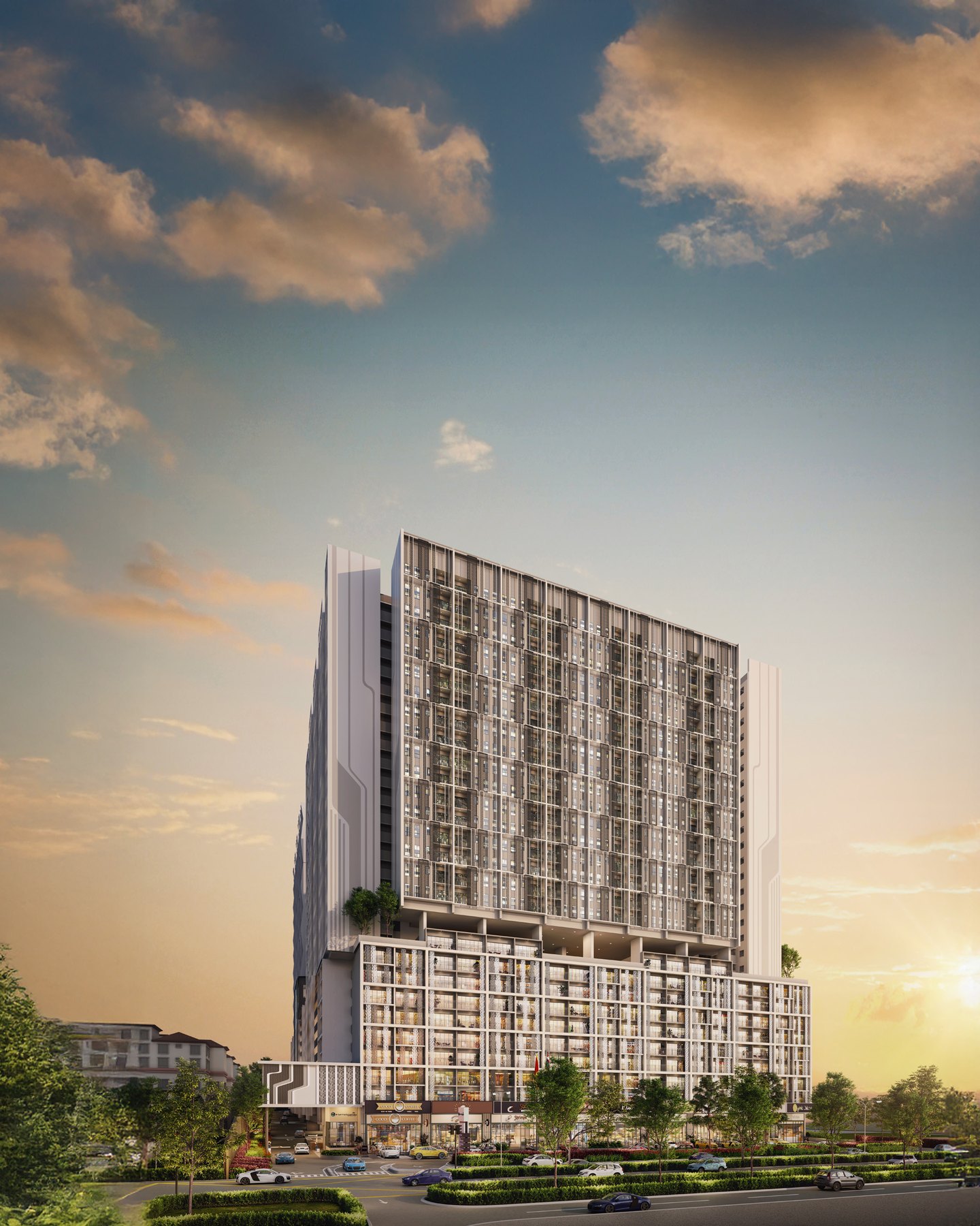 The e.Sentral SmartCity tower and podium