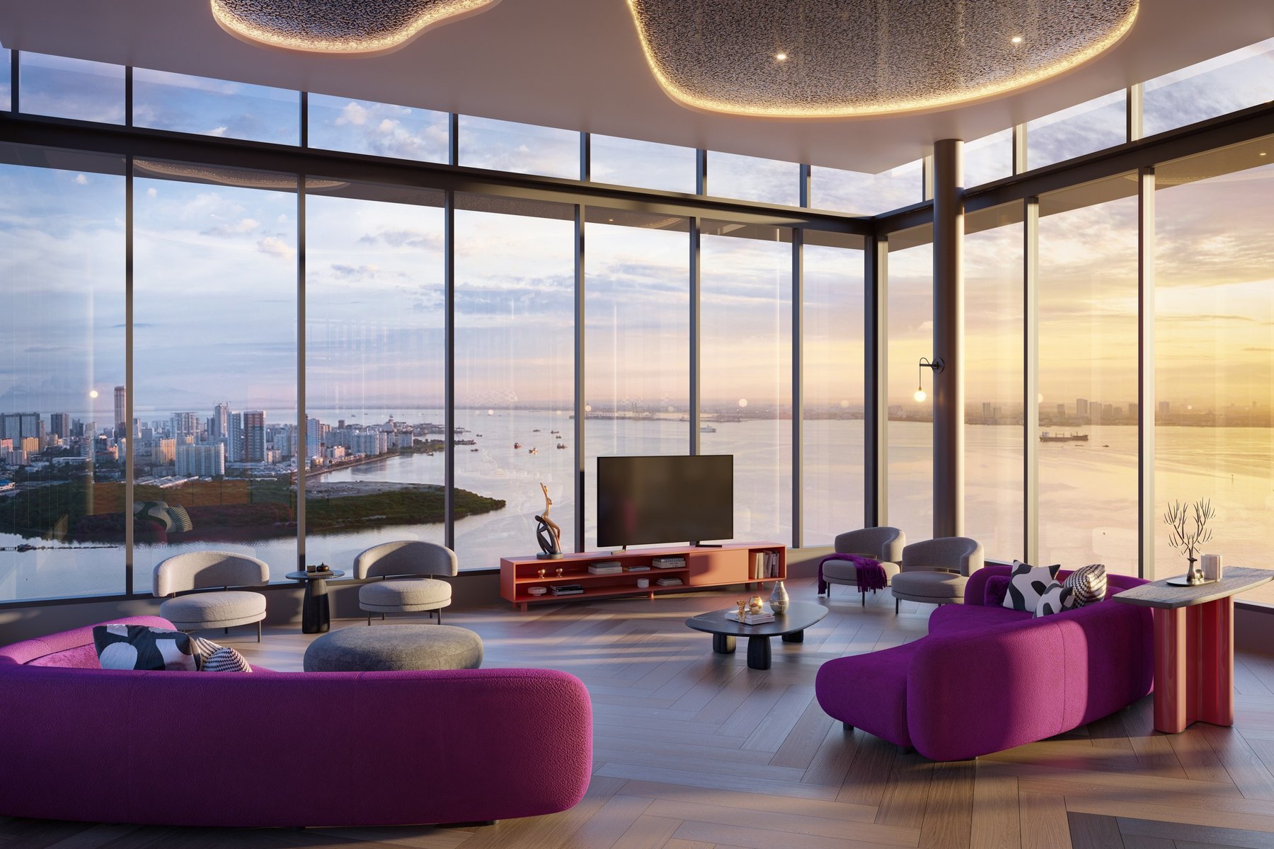 Horizon Lounge at The Lighthauz with a sea view