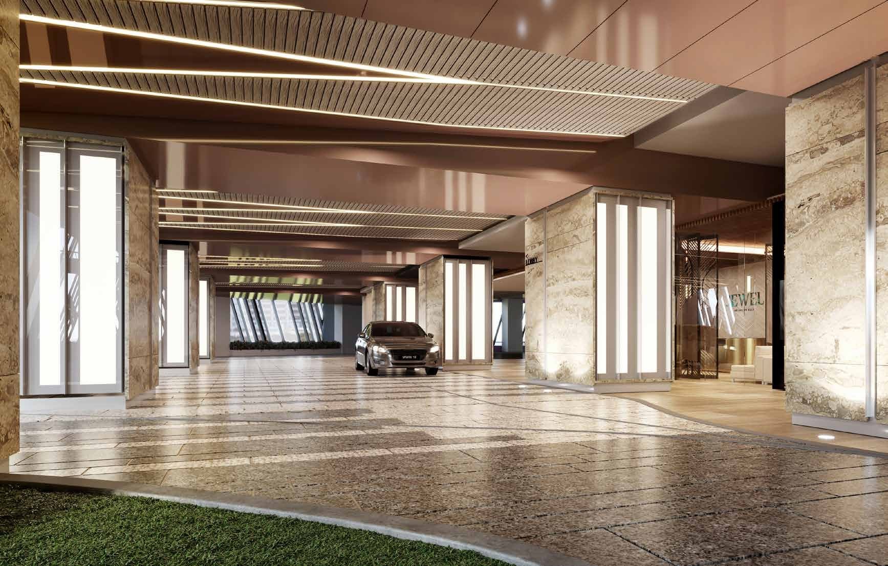 Arrival and drop-off at Jewel by Oxley KLCC