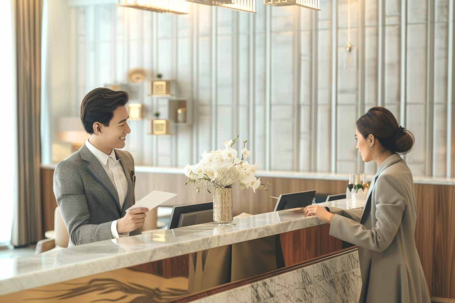 Concierge desk at Park Green Pavilion