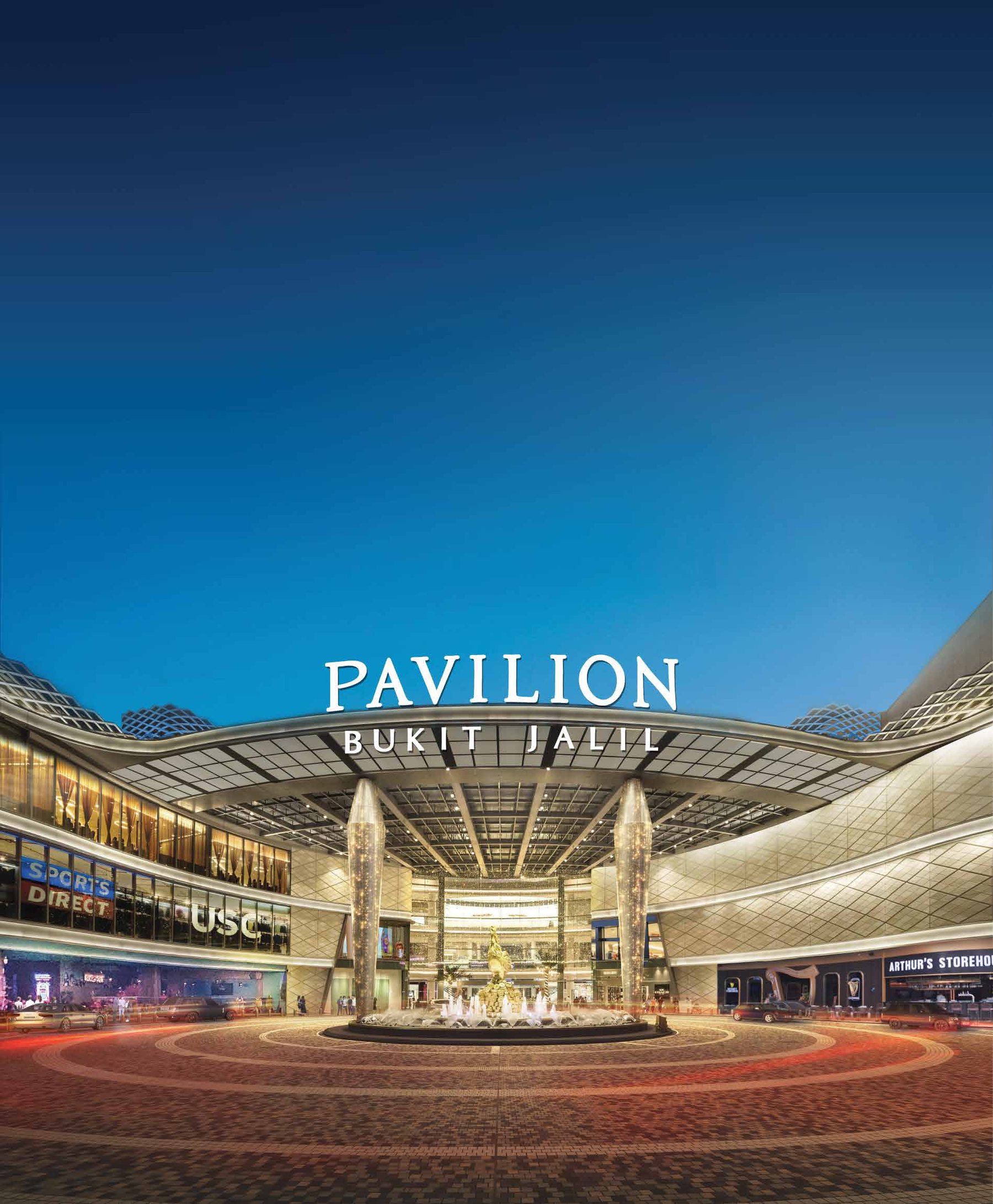 Pavilion Bukit Jalil, connected to Park Green Pavilion by a dedicated pedestrian bridge