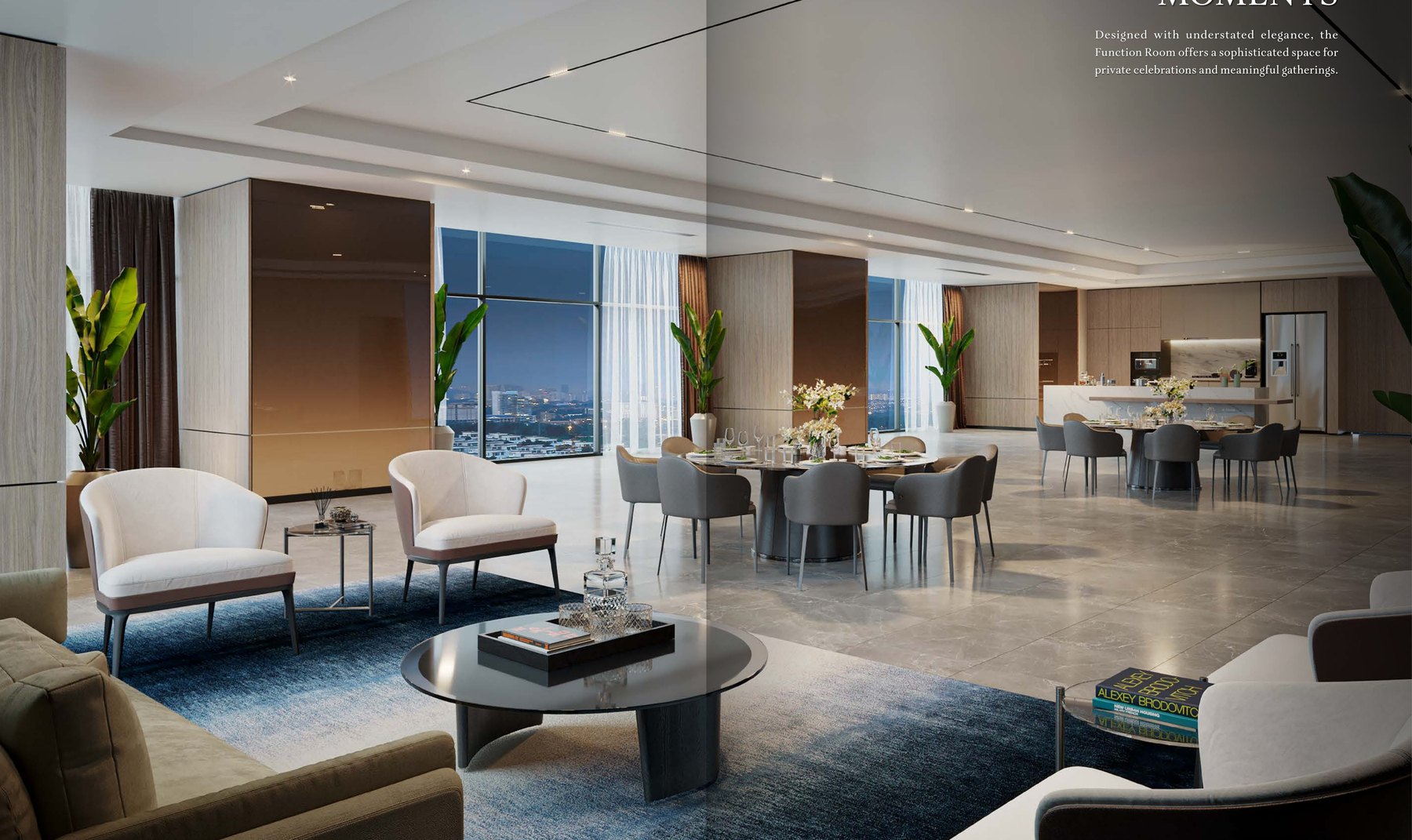 The function room at Royal Suites
