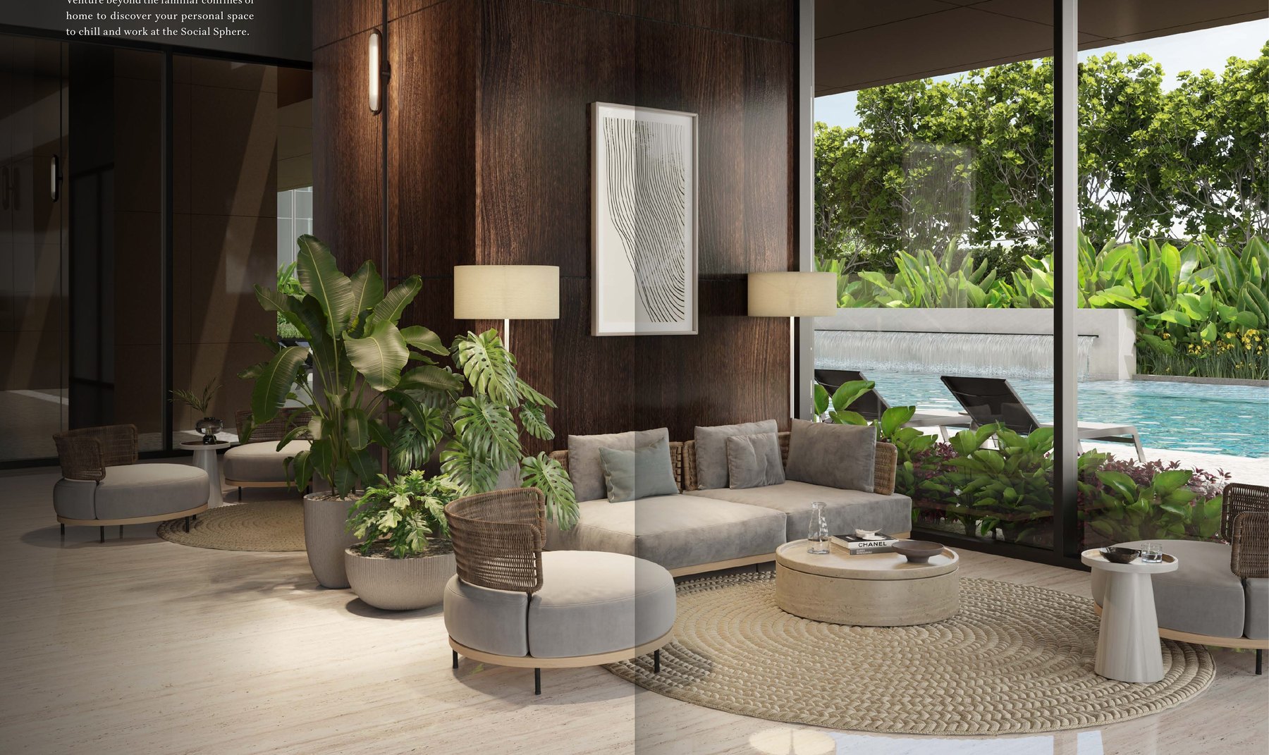 The Social Sphere on Level 6 at Royal Suites