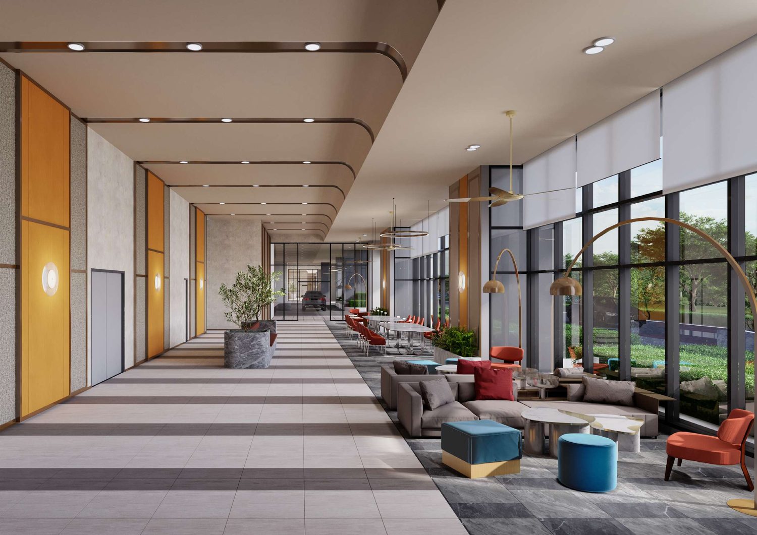 Queen's Lounge at ground level, The Queenswoodz Bukit Jalil