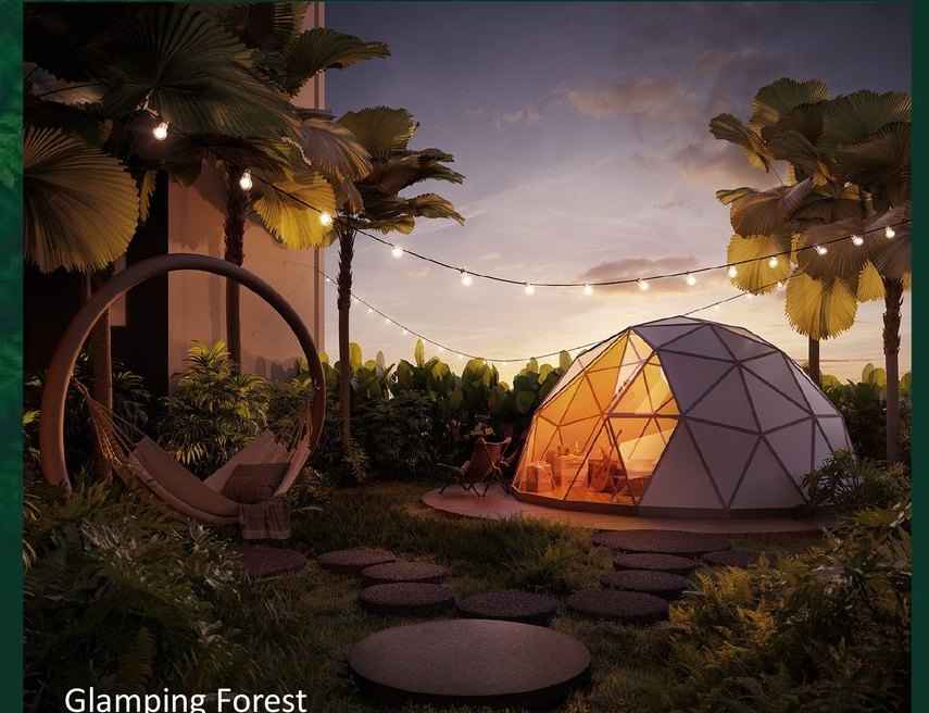 The Glamping Forest on Level 9 at Rainfora Residences