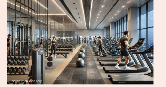Gymnasium at RIA Sunsuria