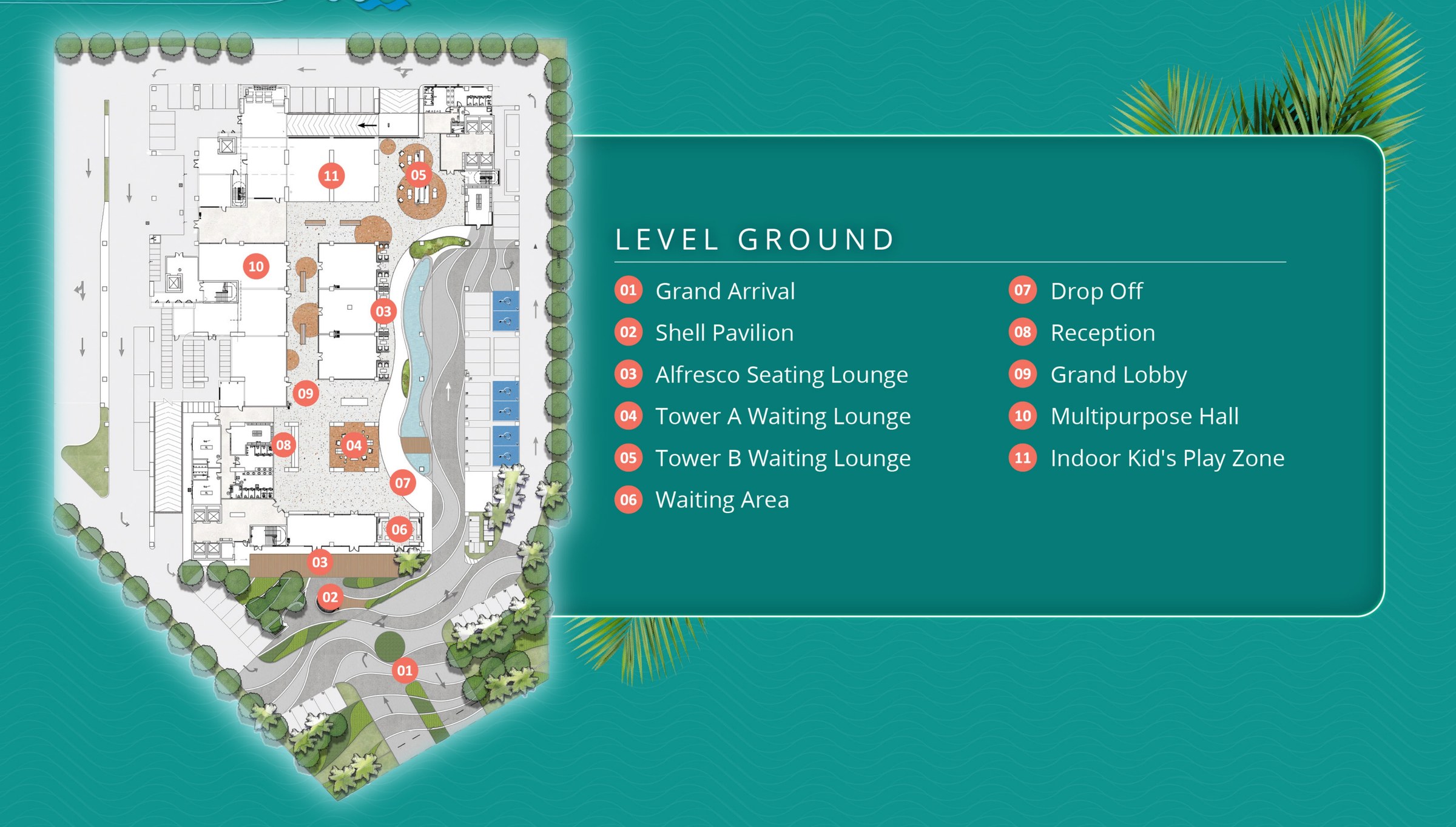 Tagbay Suites level ground facilities plan