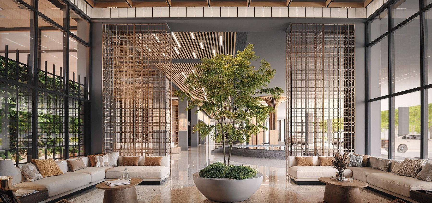 Waiting area at Tagbay Suites